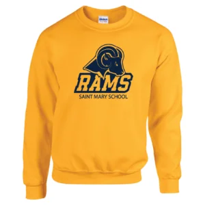 Saint Mary - Rams - T-Shirt - Gray - Puzzle Design and Craft